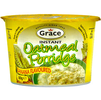 Grace Instant Oatmeal Porridge (Banana Flavour ) 80g - AOS Express