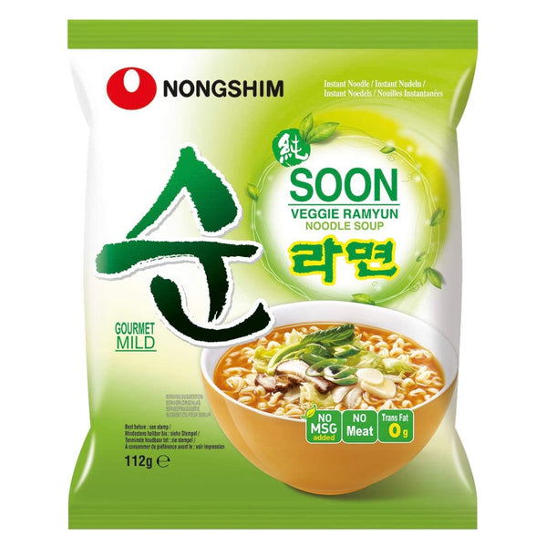 Nongshim Soon Veggie Ramyum Instant Noodle Soup 112g