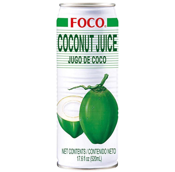 Foco Coconut Juice with Pulp 520ml - AOS Express