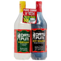 Datu Puti Soy Sauce 1L and Vinegar 1L (Value Pack) - Asian Online Superstore UK