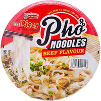 Acecook Oh! Ricey Pho Noodles Beef Flavor Bowl Rice Noodle (Pho Bo) 70g - AOS Express