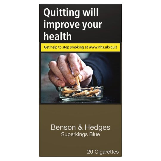 Benson & Hedges Super Kings Blue 20 Cigarettes