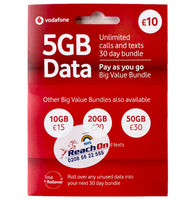 Sim Card Vodafone 5GB Data - AOS Express