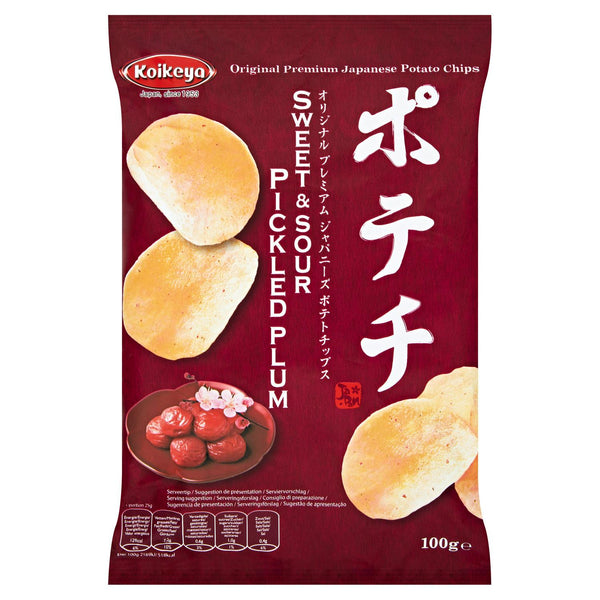 Koikeya Potato Chips Sweet & Sour Pickled Plum 100g