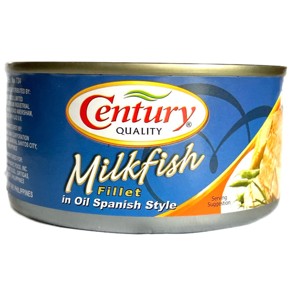 Century Tuna Milkfish Fillet in oil Spanish Style (Bangus) 184g - AOS Express