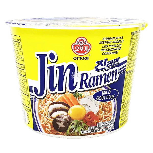 Ottogi Jin Ramen (Mild) Bowl Noodle 110g