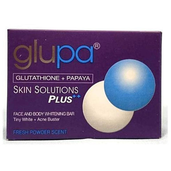 Glupa Glutathione + Papaya Plus Skin Lightening Bar (oil control & acne) 100g - Asian Online Superstore UK