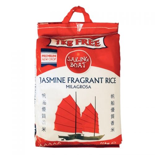 Sailing Boat Jasmine Fragrant Rice 10kg + 1kg free - Asian Online Superstore UK